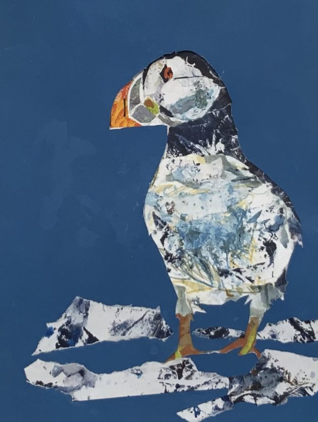 Sandra Heath collage demo