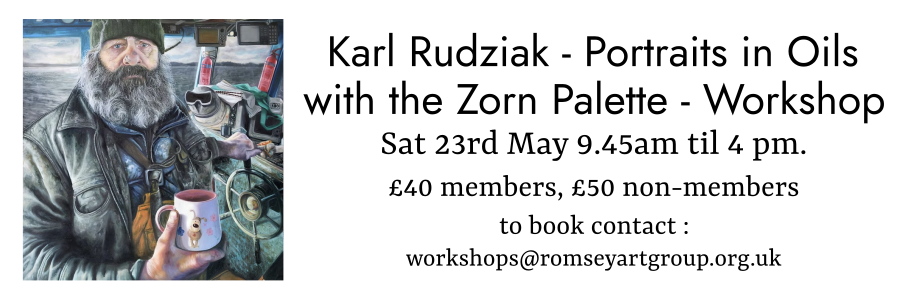 Karl Rudziak - Portraits in oils with the Zorn Palette